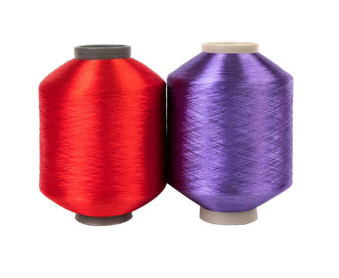 Φωτεινά νήματα πολυεστέρα διαμαντιού 75/36 White Tex Fdy για υφάσματα